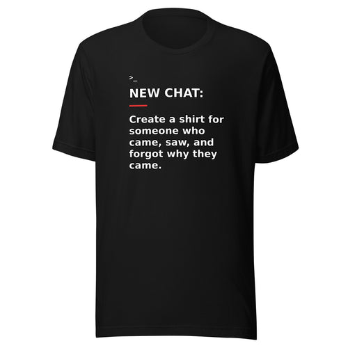 New Chat Shirts NC-005 Bella + Canvas 3001 front mockup 1