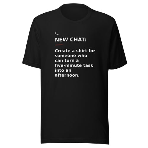 New Chat Shirts NC-013 Bella + Canvas 3001 front mockup 1