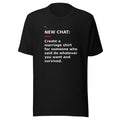 New Chat Shirts NC-119 Bella + Canvas 3001 front mockup 1
