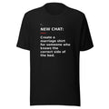 New Chat Shirts NC-125 Bella + Canvas 3001 front mockup 1