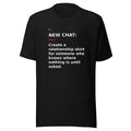 New Chat Shirts NC-127 Bella + Canvas 3001 front mockup 1