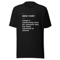 New Chat Shirts NC-133 Bella + Canvas 3001 front mockup 1