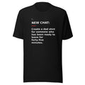 New Chat Shirts NC-155 Bella + Canvas 3001 front mockup 1