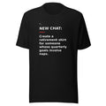 New Chat Shirts NC-169 Bella + Canvas 3001 front mockup 1