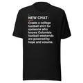 South Carolina — Hope and Volume T-Shirt front flat mockup — bold production artwork