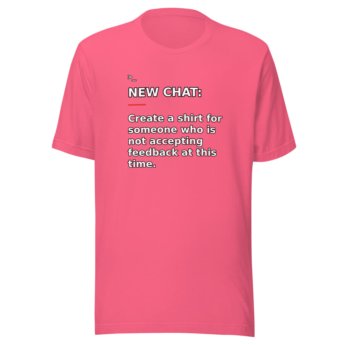 New Chat Shirts NC-080 Bella + Canvas 3001 front mockup 6