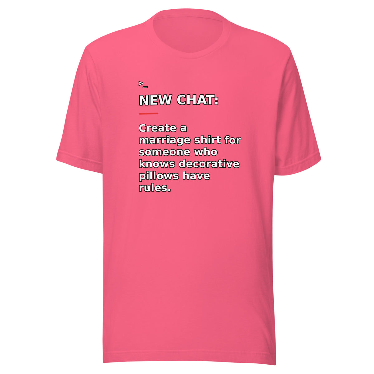 New Chat Shirts NC-131 Bella + Canvas 3001 front mockup 6