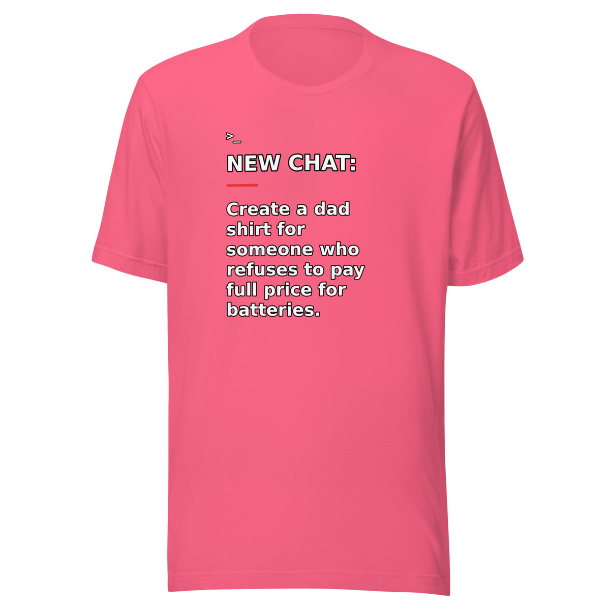 New Chat Shirts NC-145 Bella + Canvas 3001 front mockup 6