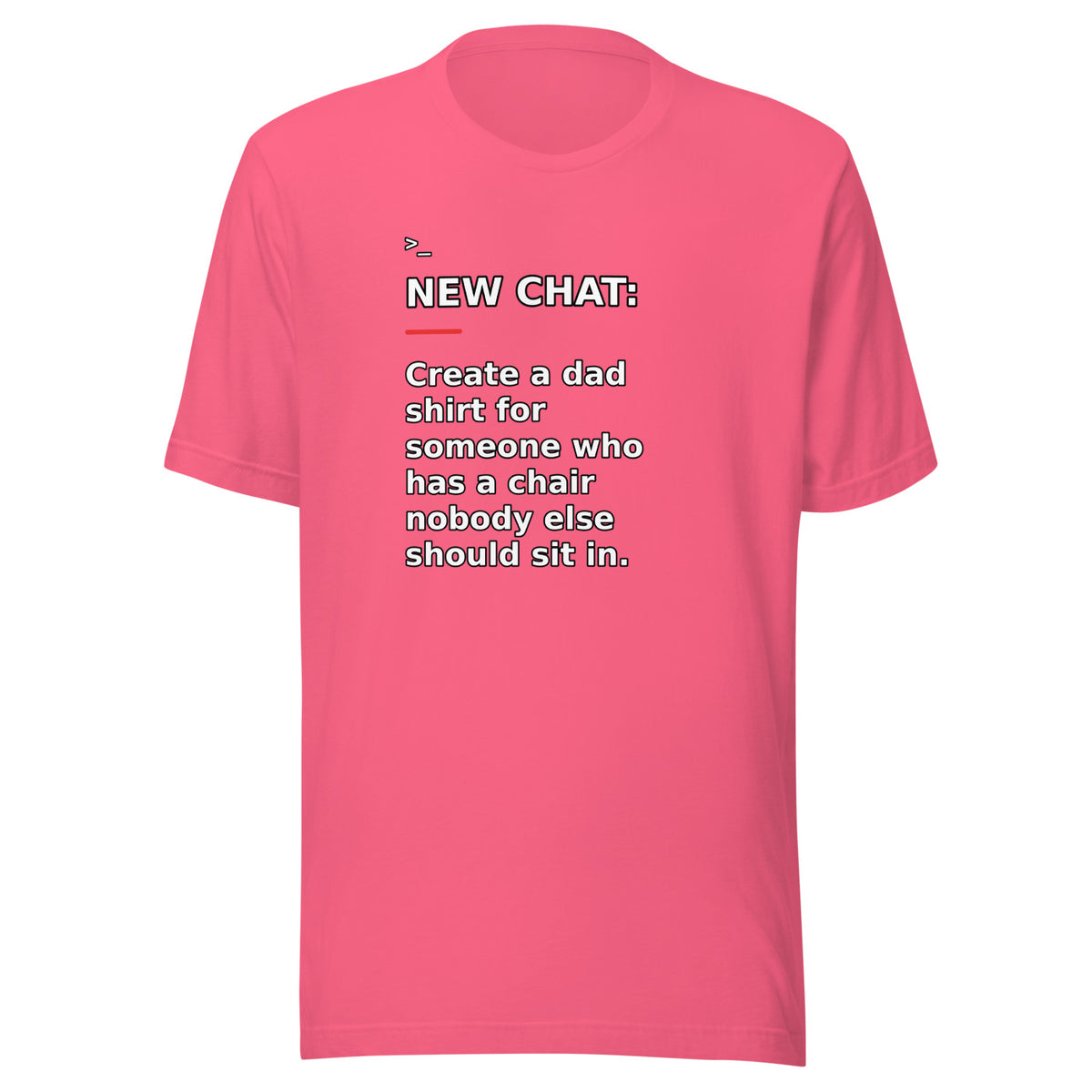 New Chat Shirts NC-151 Bella + Canvas 3001 front mockup 6