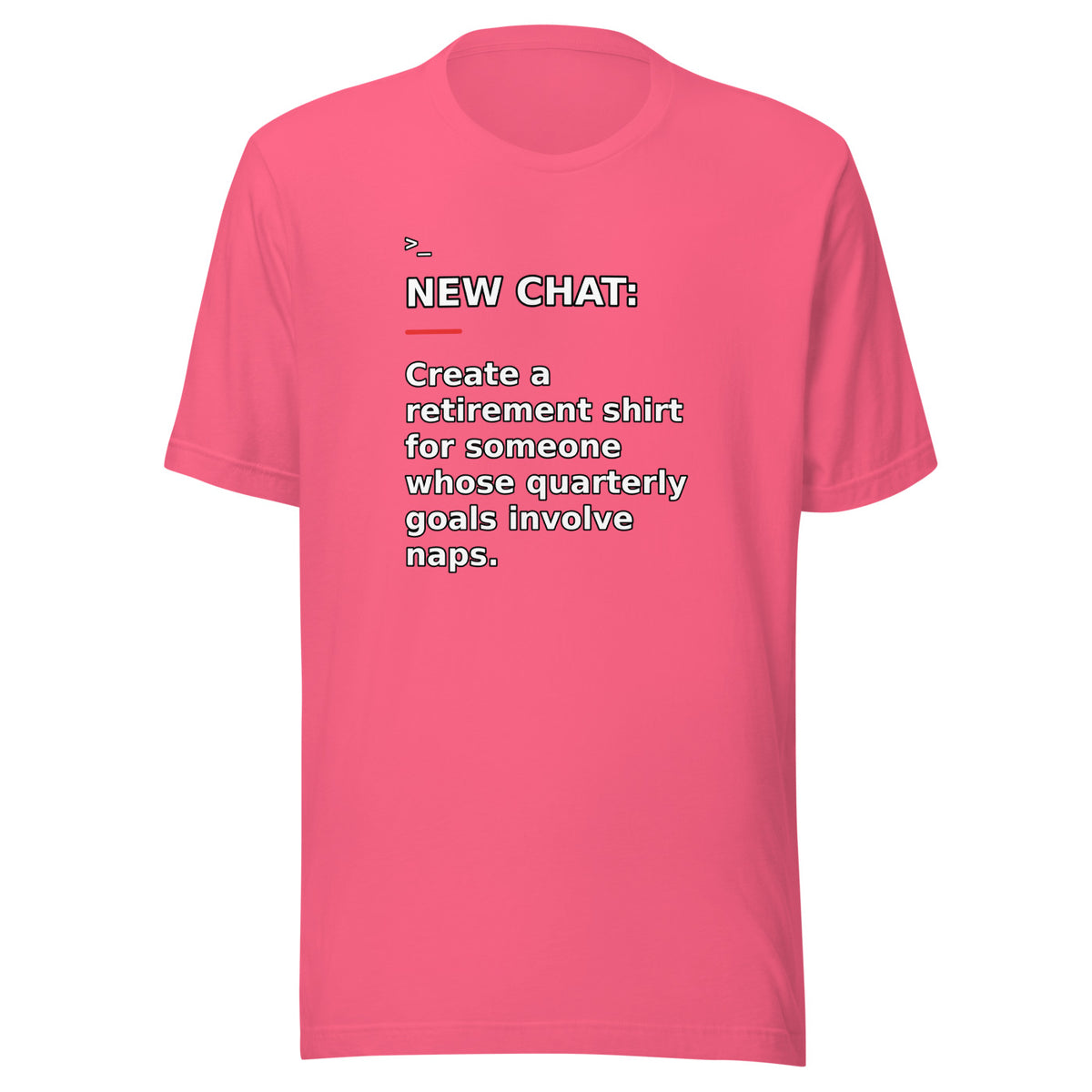 New Chat Shirts NC-169 Bella + Canvas 3001 front mockup 6