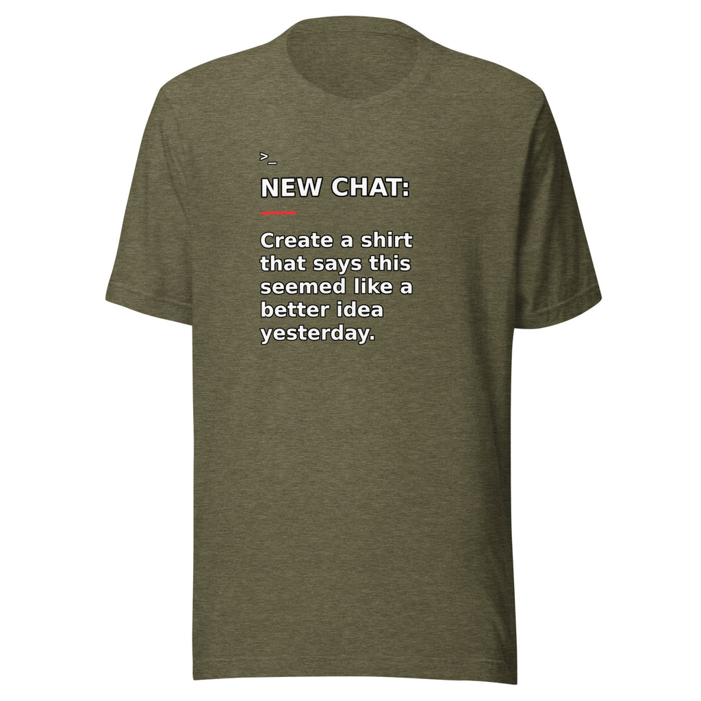 New Chat Shirts NC-014 Bella + Canvas 3001 front mockup 5