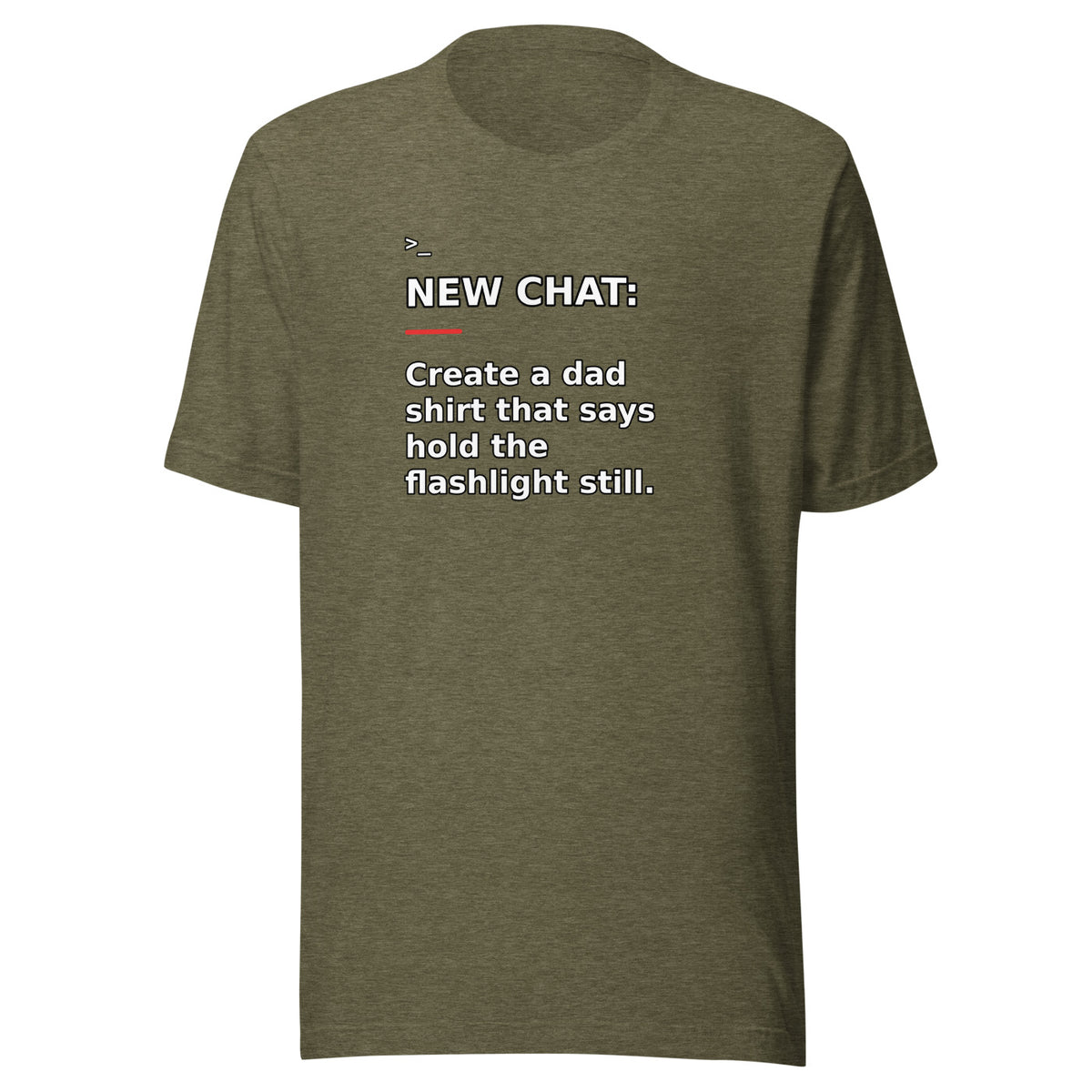 New Chat Shirts NC-144 Bella + Canvas 3001 front mockup 5