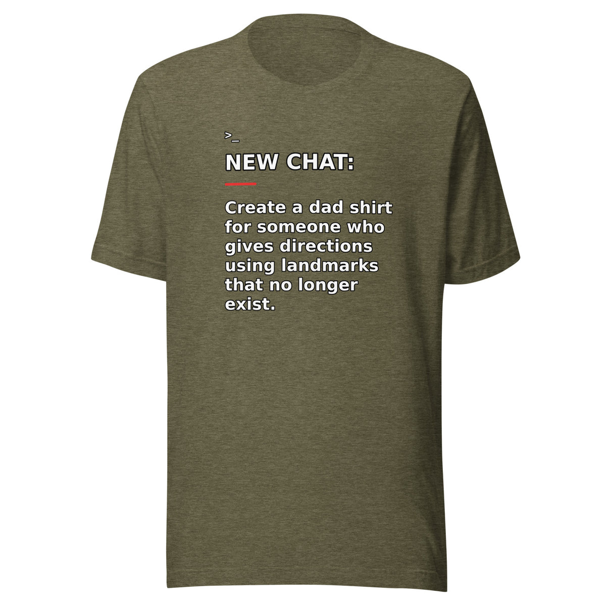 New Chat Shirts NC-147 Bella + Canvas 3001 front mockup 5