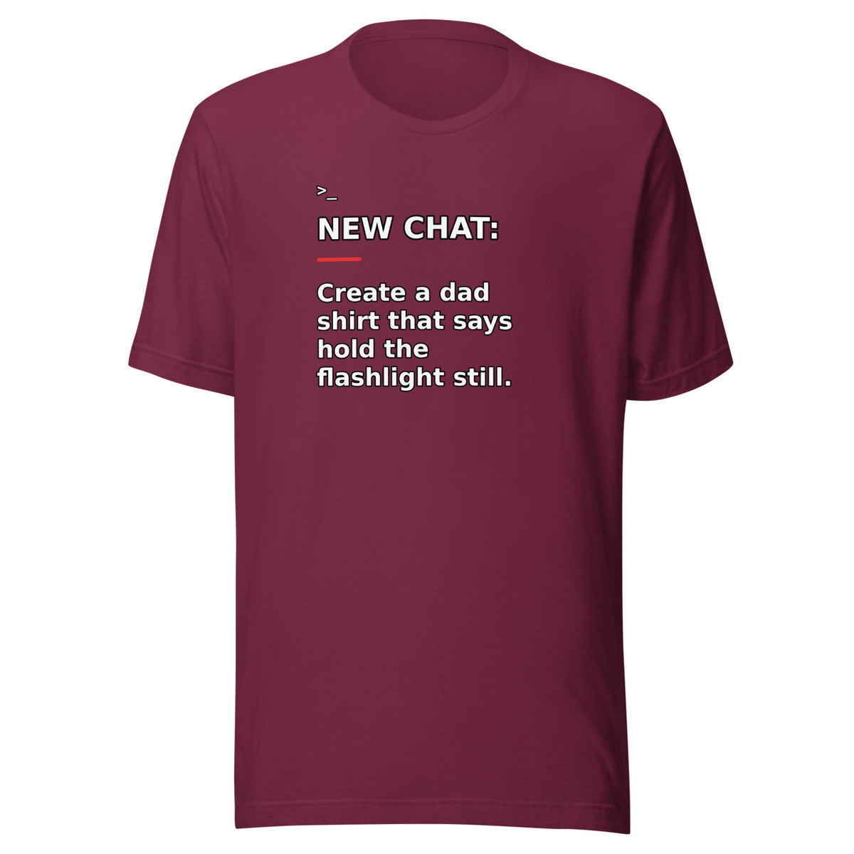 New Chat Shirts NC-144 Bella + Canvas 3001 front mockup 4