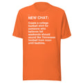 Tennessee — Tennessee Noon Until Bedtime T-Shirt front flat mockup — bold production artwork