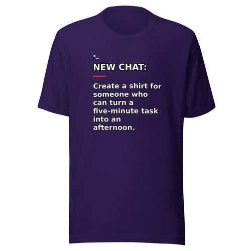 New Chat Shirts NC-013 Bella + Canvas 3001 front mockup 2