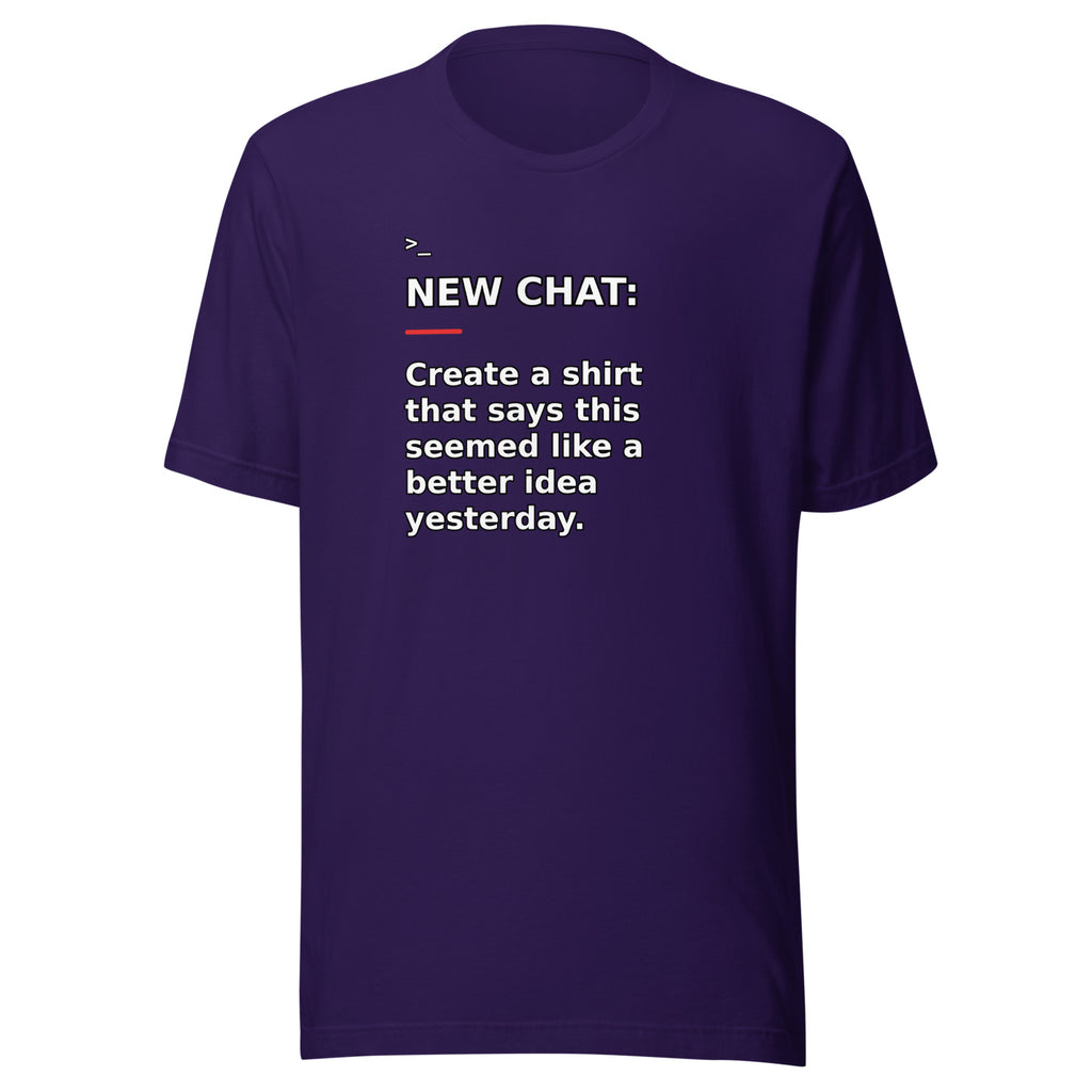 New Chat Shirts NC-014 Bella + Canvas 3001 front mockup 2