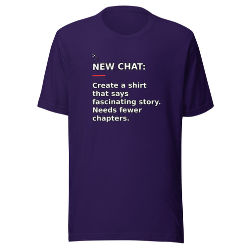 New Chat Shirts NC-079 Bella + Canvas 3001 front mockup 2