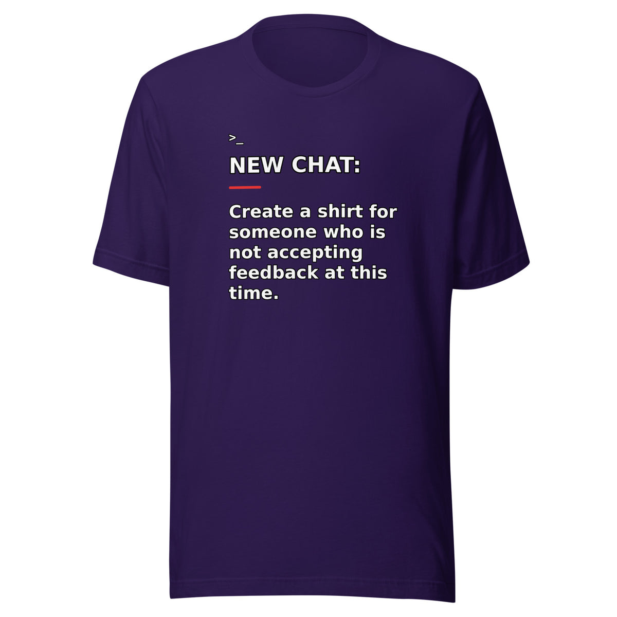 New Chat Shirts NC-080 Bella + Canvas 3001 front mockup 2
