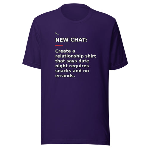 New Chat Shirts NC-118 Bella + Canvas 3001 front mockup 2