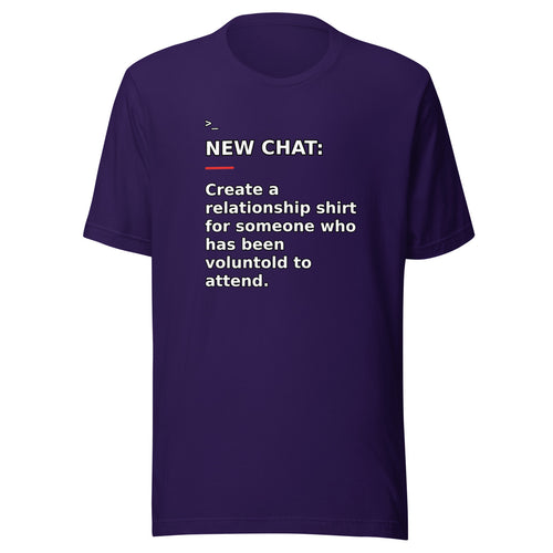 New Chat Shirts NC-133 Bella + Canvas 3001 front mockup 2