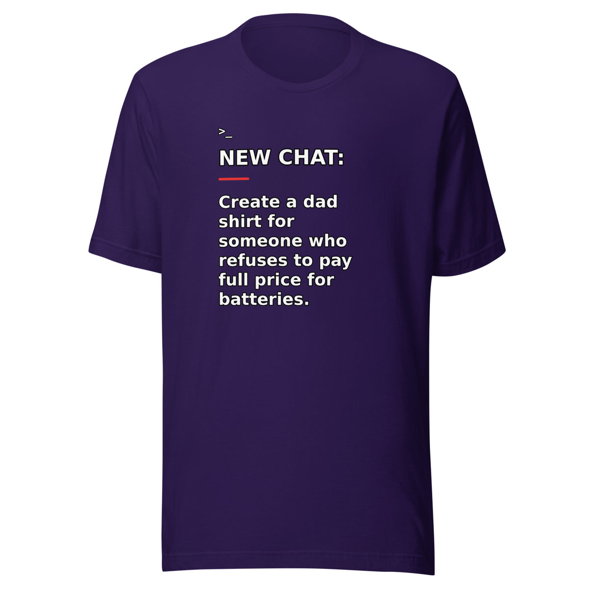 New Chat Shirts NC-145 Bella + Canvas 3001 front mockup 2