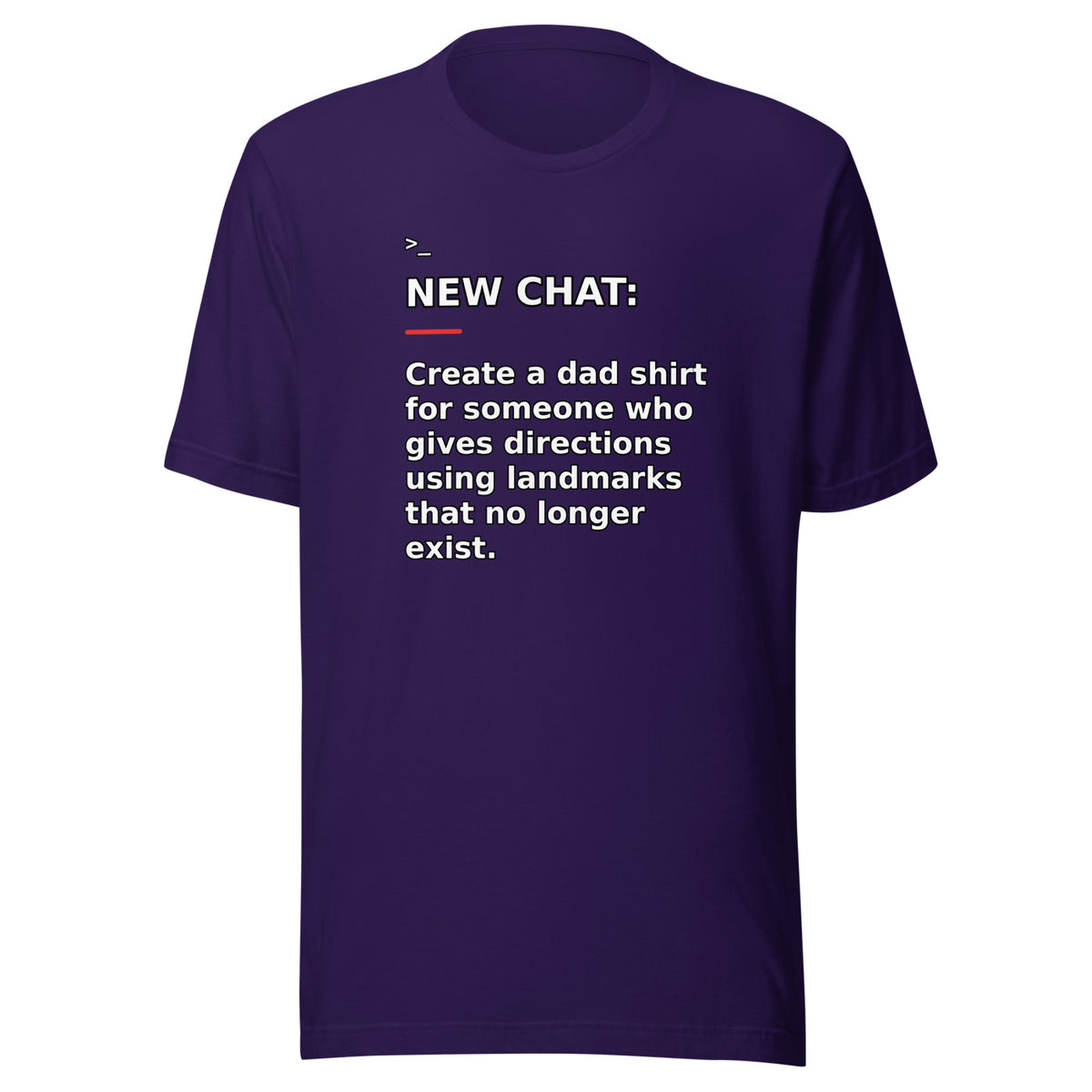 New Chat Shirts NC-147 Bella + Canvas 3001 front mockup 2