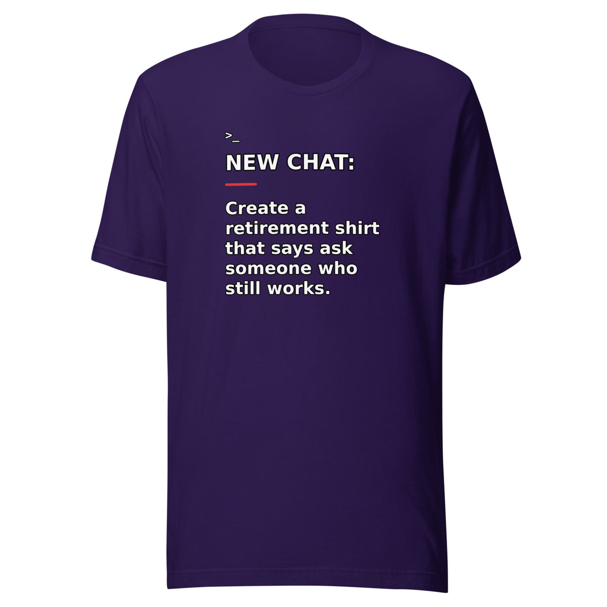 New Chat Shirts NC-168 Bella + Canvas 3001 front mockup 2