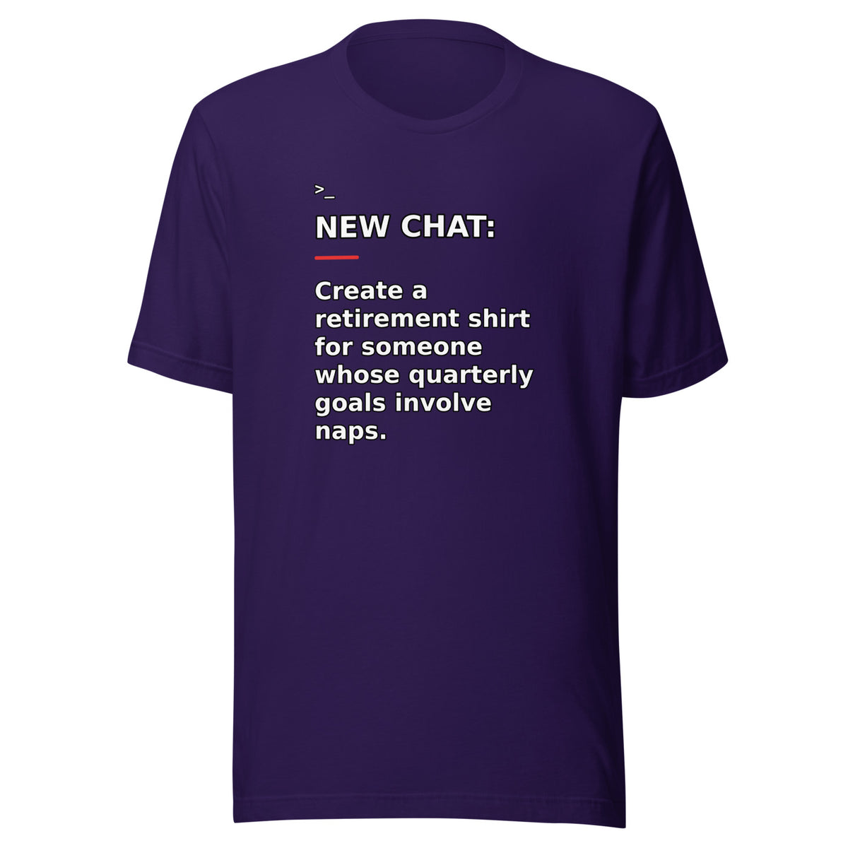 New Chat Shirts NC-169 Bella + Canvas 3001 front mockup 2